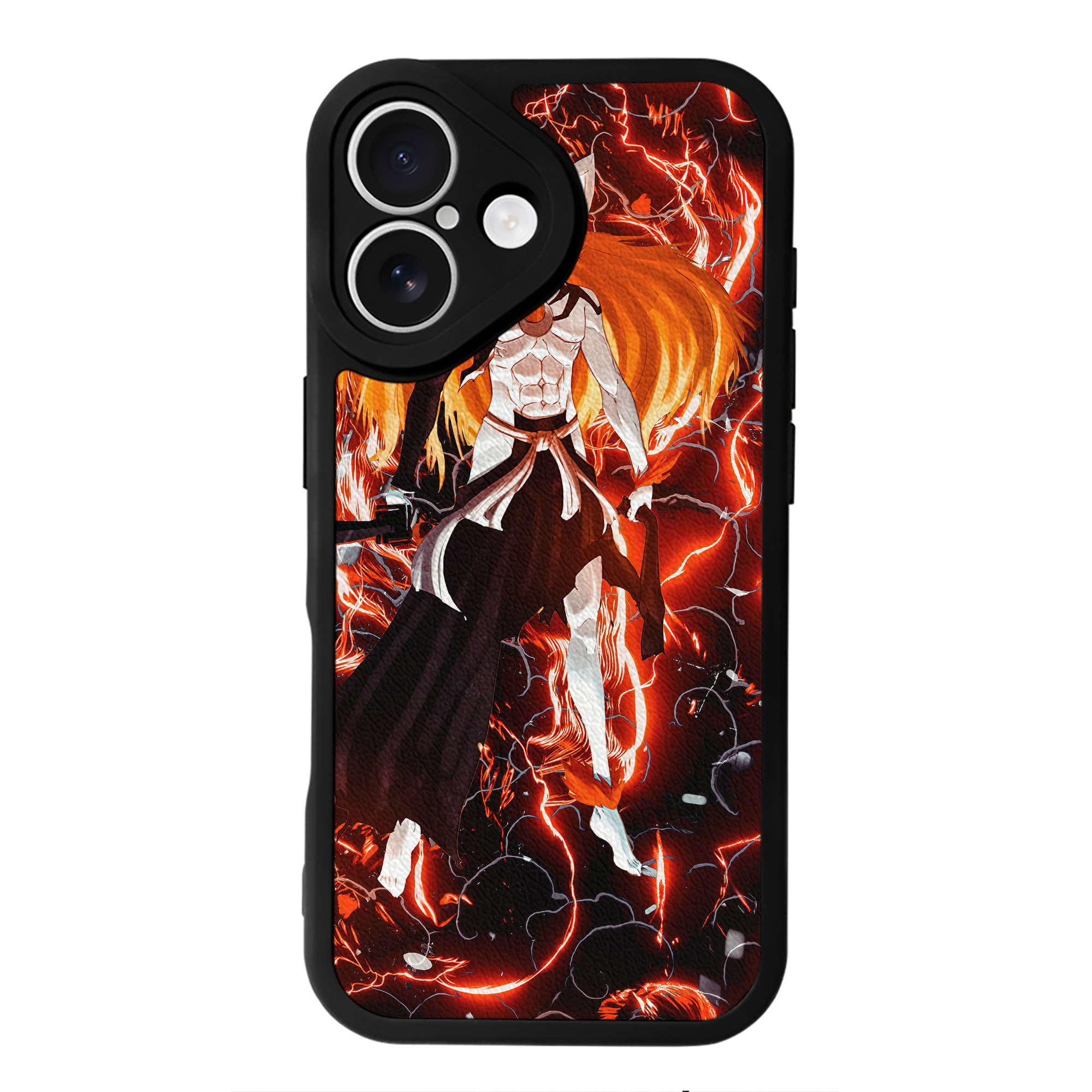 （画像用） ブリーチ BLEACH 【iPhone 16シリーズ対応】シリコンスマホケース（レザー調） 材質：シリコン